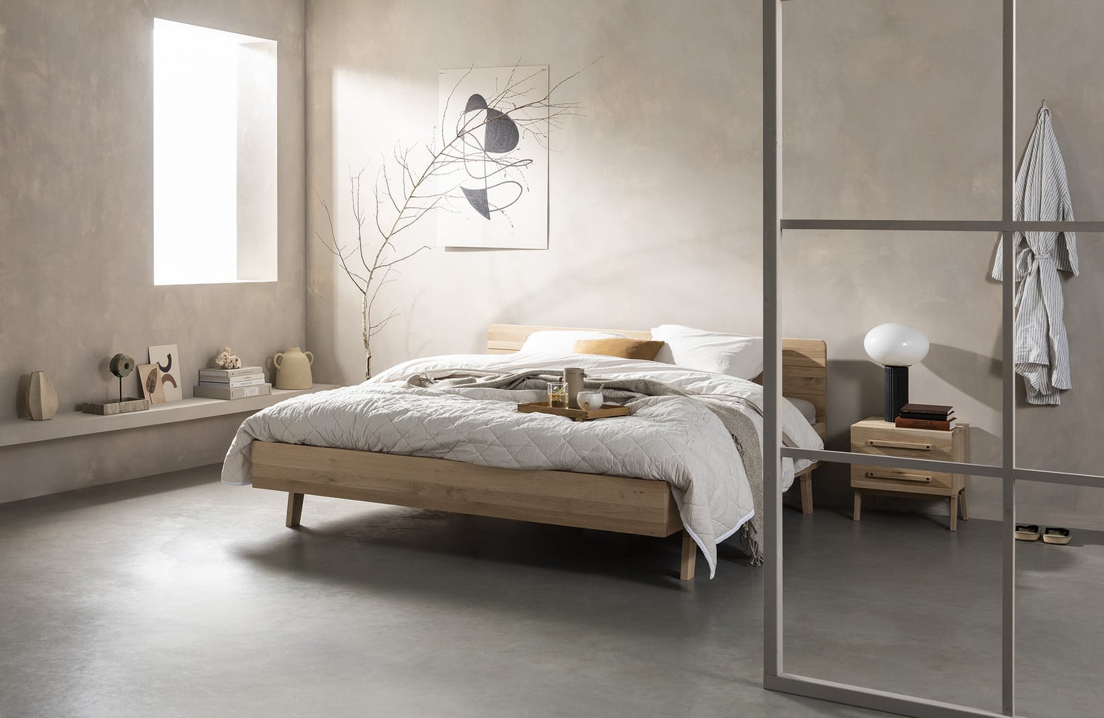 Swiss Sense Balance Focus Houten Bedframe - Zwart