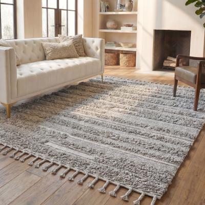 SAFAVIEH Handmade Casablanca Stan Shag Textured Moroccan Wool Area Rug