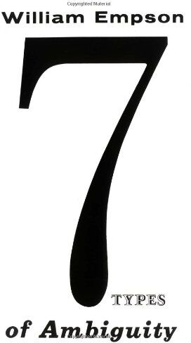 William Empson - Seven Types of Ambiguity - Preis vom 09.10.2026 07:28:09 h