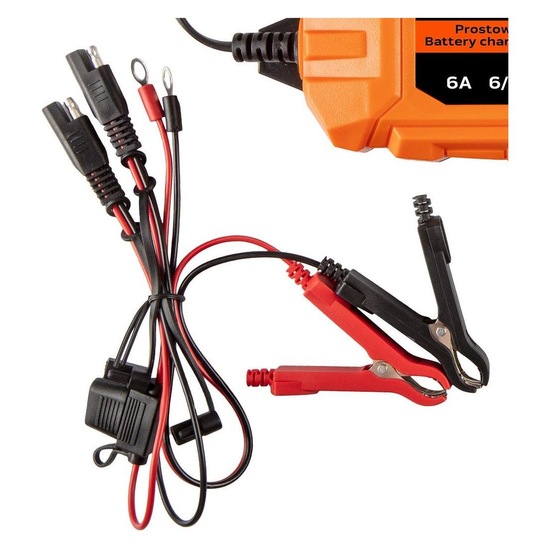 Topex Automatik-Ladegerät 10A/ 160W (10 A, 12V, 6V) (11-893)