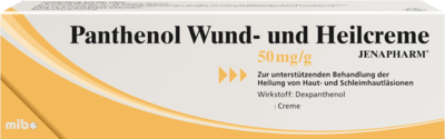 MIBE GmbH Arzneimittel PANTHENOL Wund- und Heilcreme Jenapharm 50 g 08814535