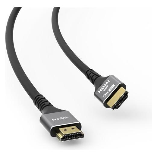 S-Link Kábel - SLX-HD4K05 (HDMI2.0 kábel, 4K/60Hz, apa/apa, aranyozott, 5m) (5 m) (KABSLISLX-HD4K05)