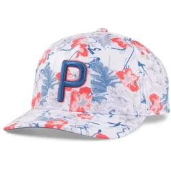 Puma Golf Herren Nassau P Cap weiss/blau/rot