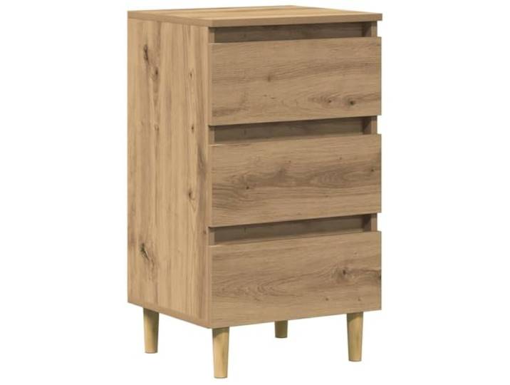 Heofavd Nachttisch Artisan-Eiche 40x35x69 cm Holzwerkstoff