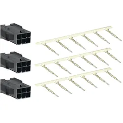 Schneider Electric VW3M5D1A Kunststoffstecker-Set für Motor, Anschluss ohne Bremse für BCH2.B/.D/.F mit Flansch 40/60/80mm
