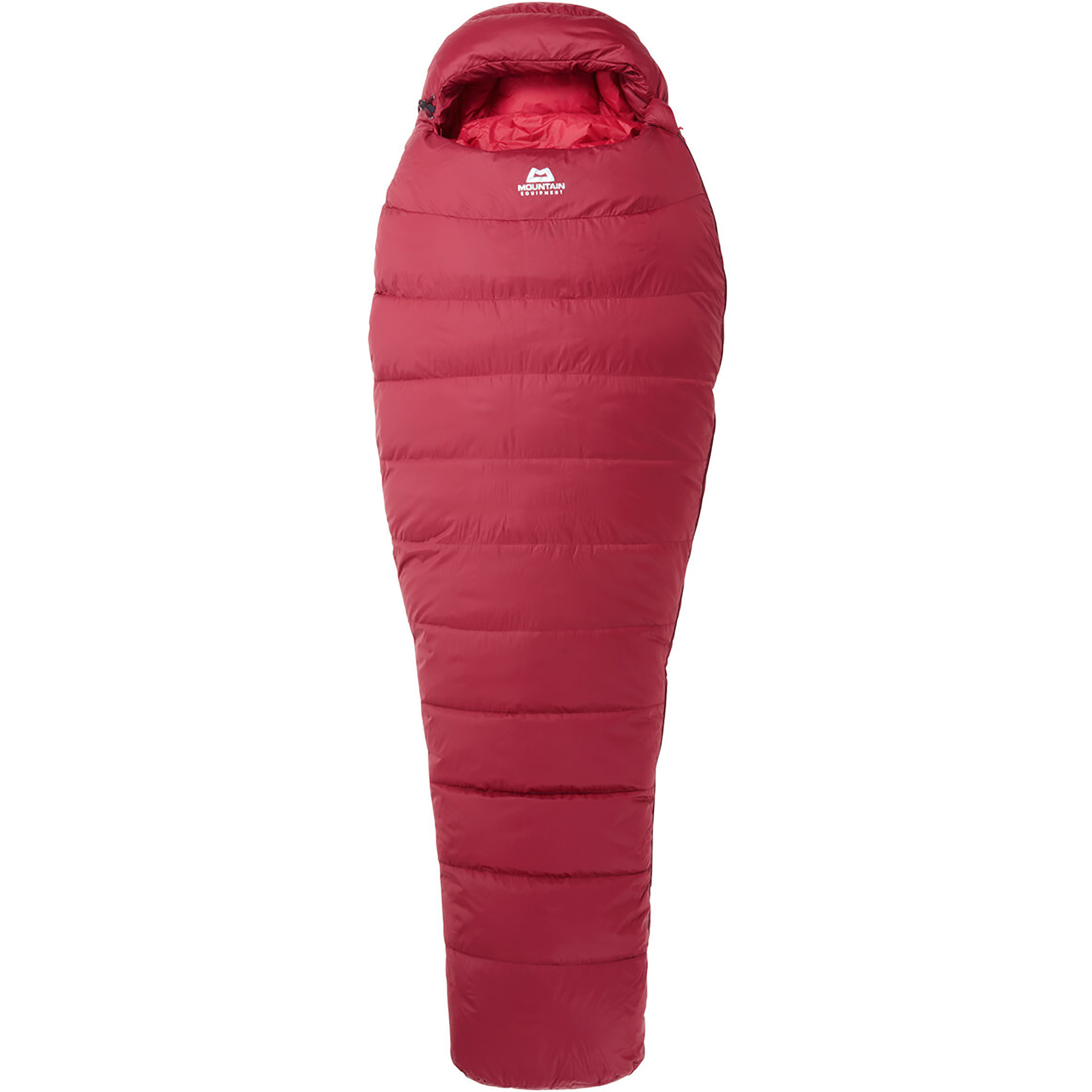 Mountain Equipment Olympus 650 Schlafsack Damen Daunenschlafsäcke rot Größe REG RIGHT Camping Daune