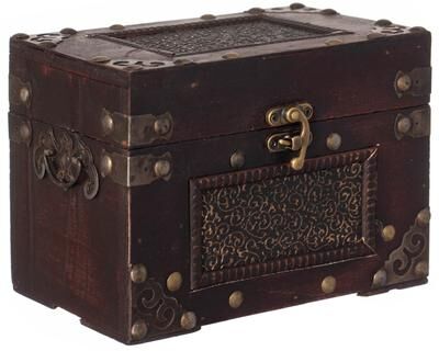 Vintiquewise Decorative Vintage Wooden Index and Recipe Card Box – Rustic Organizer, Perfect Gift