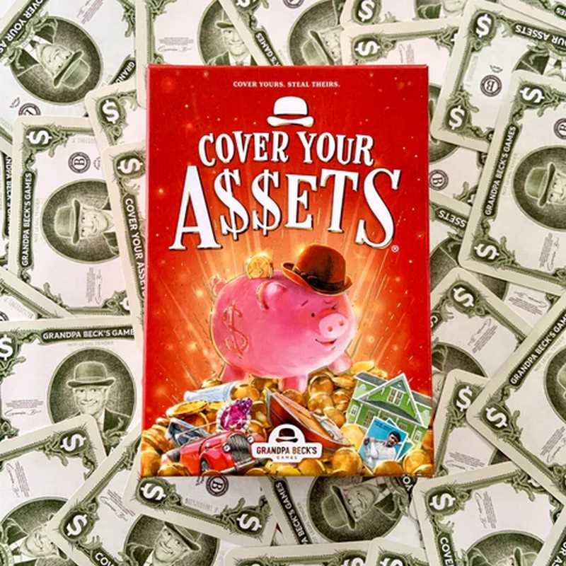 Cover Your Assets Card Game by Grandpa Beck’s Games, Easy-to-learn Matching and Stealing Gameplay for Family and Friends, Ages 8+