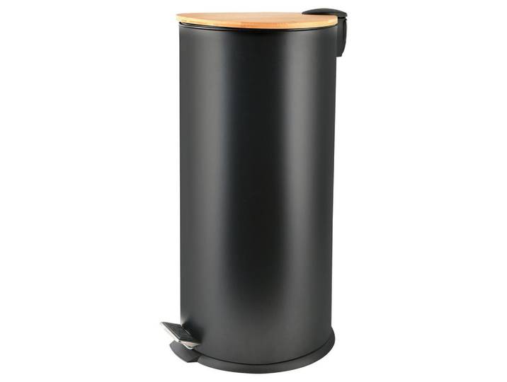 Spirella Abfalleimer, Schwarz, Metall, 30 l, 29.5x63x29.5 cm, Haushalt & Reinigung, Reinigung, Mülleimer & Abfallsammler
