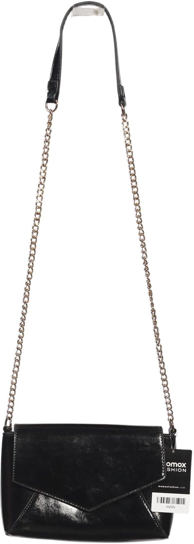 Anna Field Damen Handtasche klein, Schwarz, Kunstleder - Second Hand