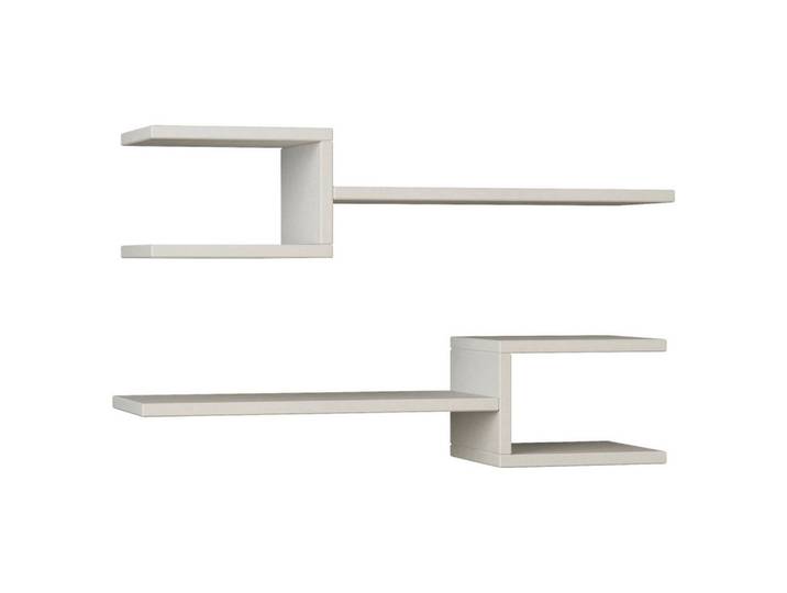 Wandboard Fork ca. 75x17x20 cm Weiß