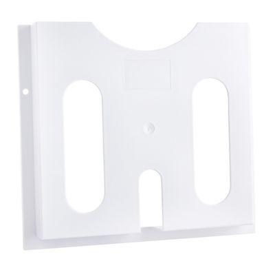 Schaltplantasche Eichner, A4, V-Öffnung, Fülltiefe 30 mm, selbstklebend/zum Anschrauben, B 240 x T 30 x H 320 mm, Polystyrol, RAL 7035, 25 Stück