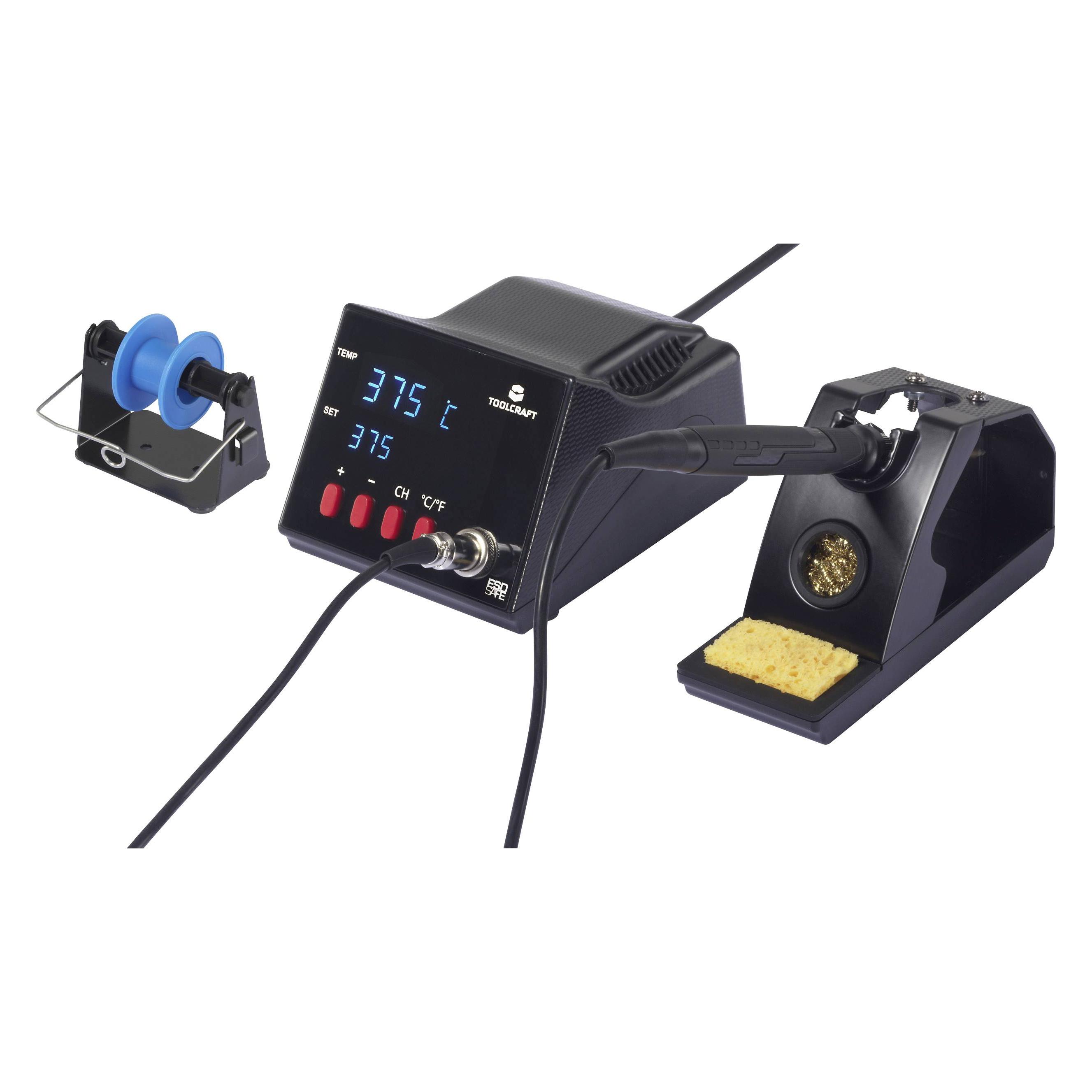 Toolcraft TO-8962 ESD Lötstation digital 70 W 480 °C (max) inkl. Lötspitze (Lötstation) (TO-10076838)