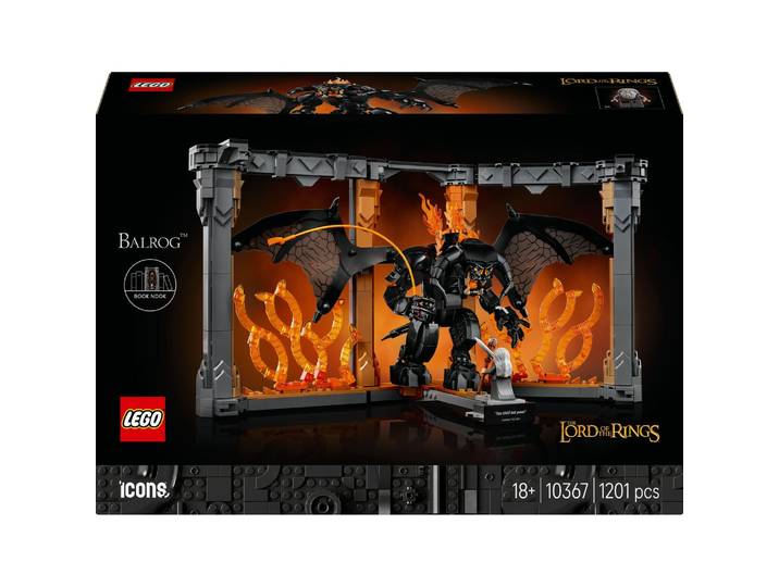 LEGO Icons Le Seigneur des Anneaux : Book Nook du Balrog 10367 LEGO