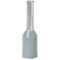 ABB F2023 Aderendhülsen-DIN Farbcode, Kabeld. 0,75mm2, Kupfer, PP Isolation, grau, VPE1000 7TAI029790R0002  - 500 Stück