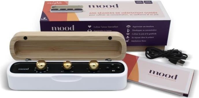 Meditatiebox Mood MORPHEE met 600 audiofragmenten en 10 thema's voor mentaal en emotioneel welzijn