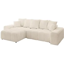 ECKSOFA Ottomane links ENIL-L 297x189x68 Beige Cord