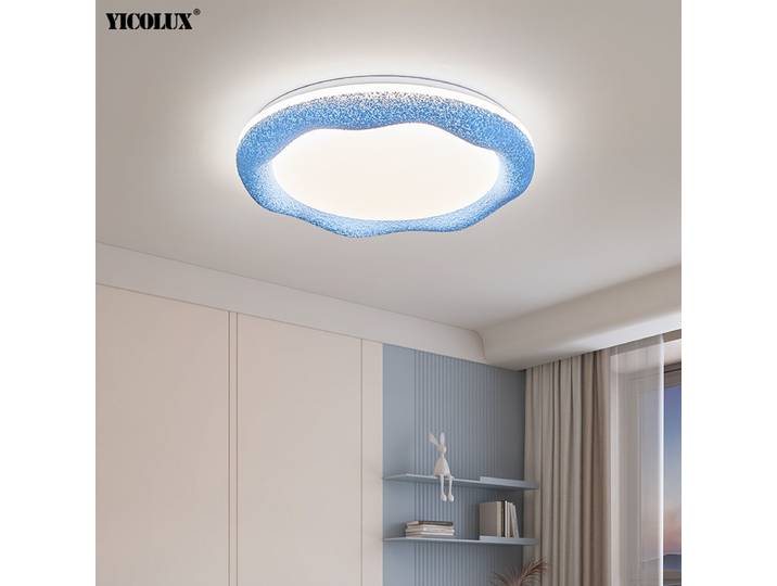 Plafonnier LED style crème, luminaire de plafond nuage, style français Wabi Sabi, art créatif, pour restaurant, chambre principale, chambre d'enfant