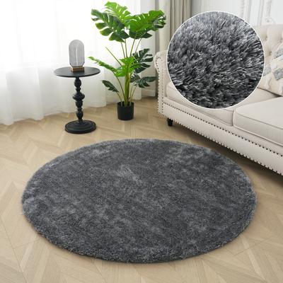 Teppich BRUNO BANANI "Dana Teppich, besonders weich und kuschelig, Kundenliebling" Gr. 9, grau, H:30mm Ø:140cm, Kunstfaser, Teppiche, Teppich, uni, Mikrofaser Teppiche, Wohnzimmer, Schlafzimmer, Esszimmer, Topseller