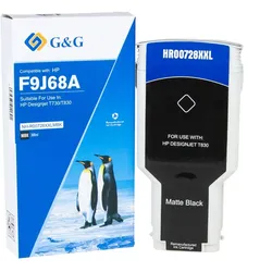 G&G Image Druckerpatrone HP 728XXL/ F9J68A kompatibel mattschwarz