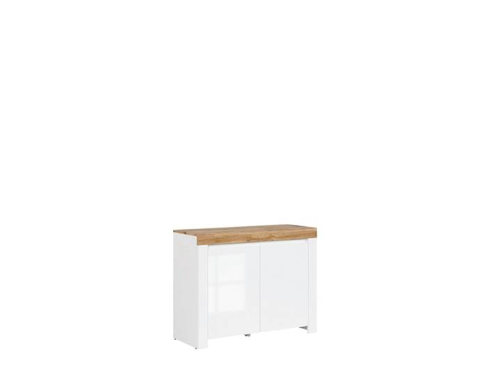 Kommode HOLTEN 2 Türen 42x106x83.5cm weiss laminiert
