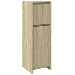 Helloshop26 - Moderner Badezimmerschrank im Sonoma-Eichen-Stil 30 x 30 x 95 cm robustes Holzwerkstoff beige