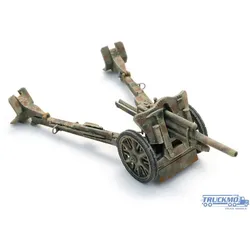 Artitec Fertigmodell Wehrmacht 10,5cm LeFH 18 Tarnung in Stellung 6870745