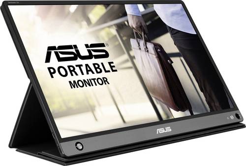Asus MB16AHP LED-Monitor EEK F (A - G) 39.6 cm (15.6 Zoll) 1920 x 1080 Pixel 16:9 USB-C, Micro HDMI IPS LED