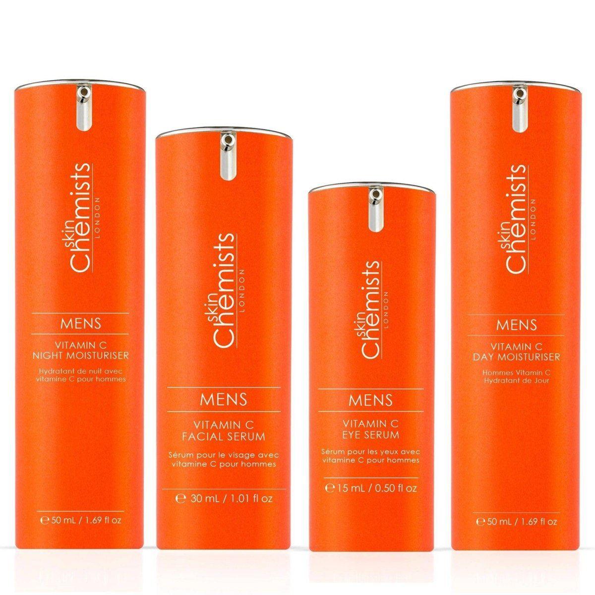 skinChemists Anti-Aging Mannen Vitamine C Volledige Routine Kit