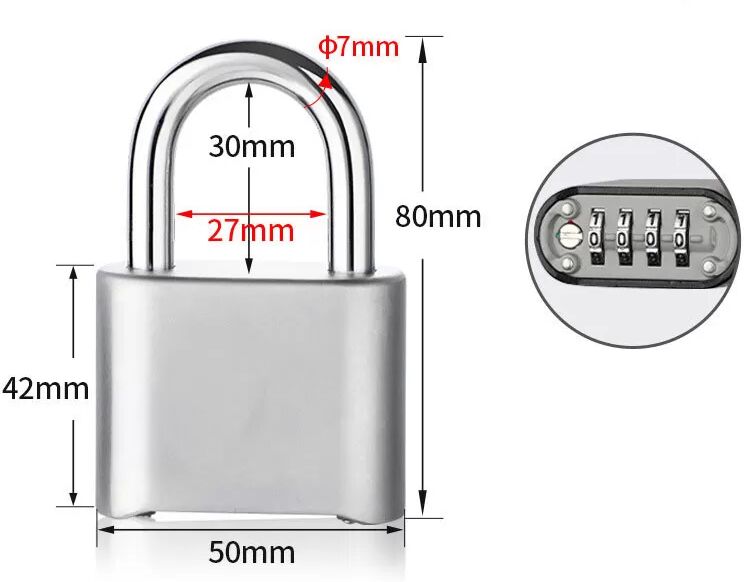 INF Sécurisez vos biens avec le cadenas à combinaison