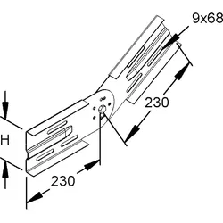 Rico Gelenkverbinder 153C9-C