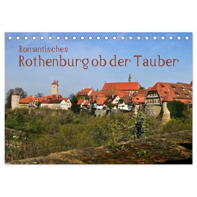Romantisches Rothenburg ob der Tauber (Tischkalender 2027 DIN A5 quer), CALVENDO Monatskalender