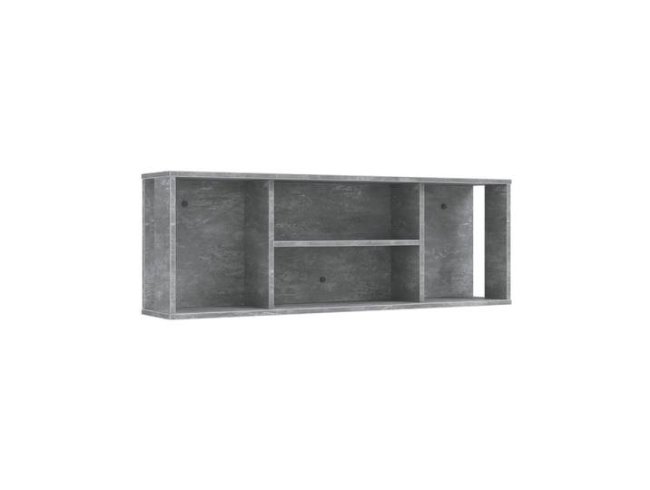 Wandregal Space Gray mit 4 Fächer