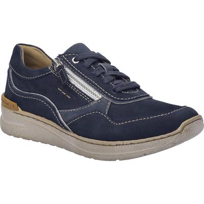 Sneaker JOSEF SEIBEL "Sally 02, ocean", Damen, Gr. 36, blau (ocean), Obermaterial: 100% Rindsleder Leather cow., Schuhe Sneaker