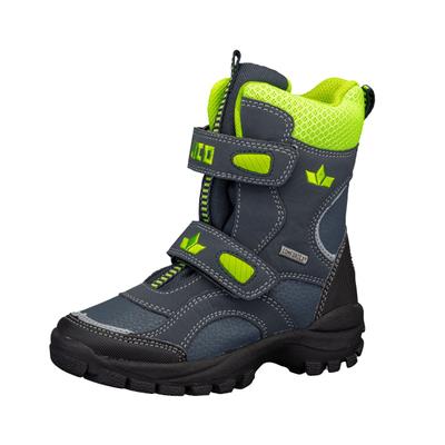 Winterstiefel LICO "Winterboot Samuel V", Kinder, Gr. 33, blau, Synthetik, Schuhe Winterstiefel