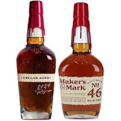 Maker's Mark Cellar Aged 2024 & Maker's Mark 46 - Kentucky Straight...