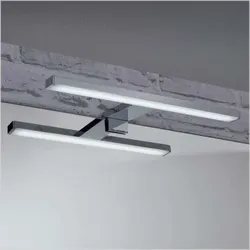 Fackelmann Aufsatzleuchte für Spiegel B.clever 30 cm - Badmöbel