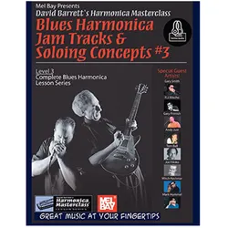 Melbourne Instruments Blues Harmonica Jam Tracks & Soloing Concepts #3 - Lehrbuch