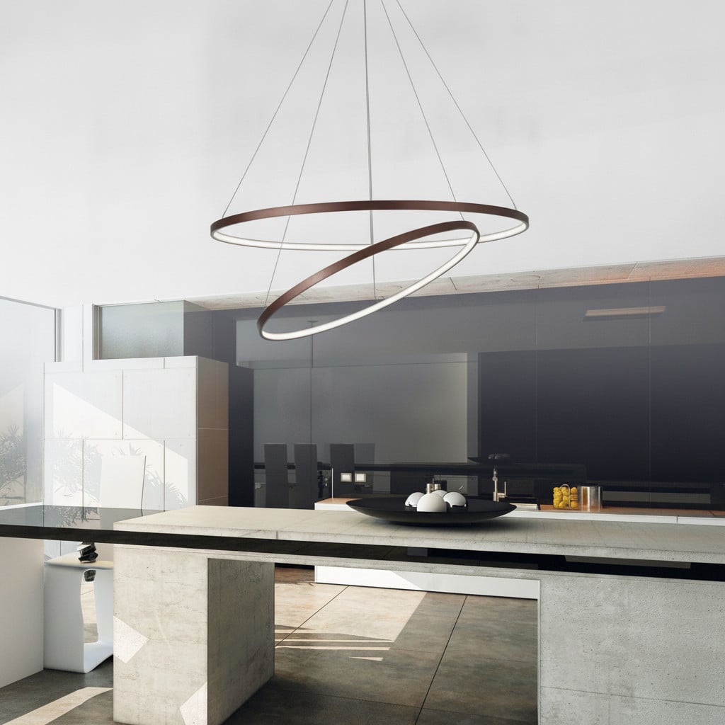 Lyora Design hanglamp Ferrol double bruin