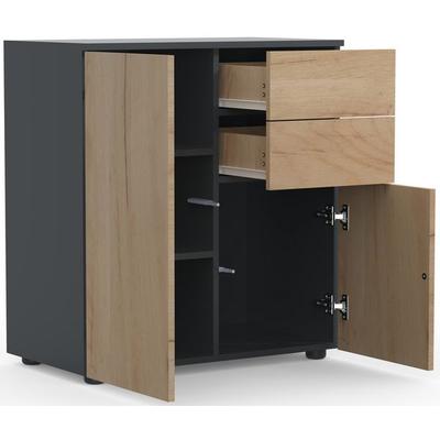 Holz Kommode Sideboard Anrichte Dalosa 4 Schublade