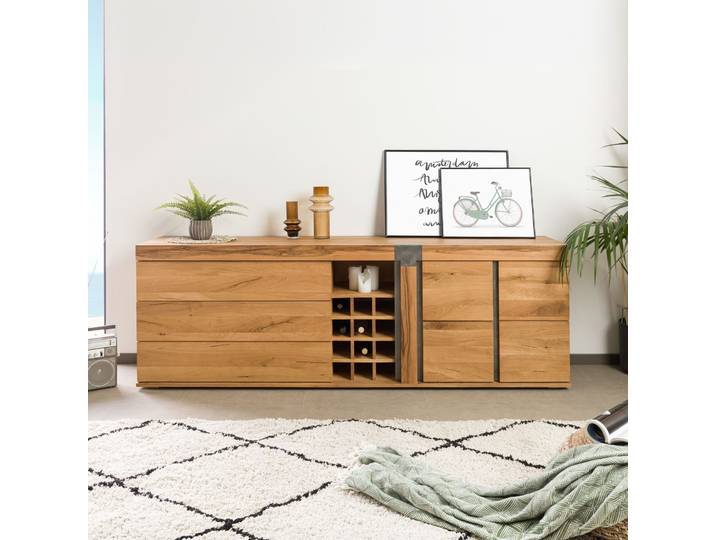 Sideboard Wild-/Zerreiche 220x45x75 natur geölt NEW AMSTERDAM #17