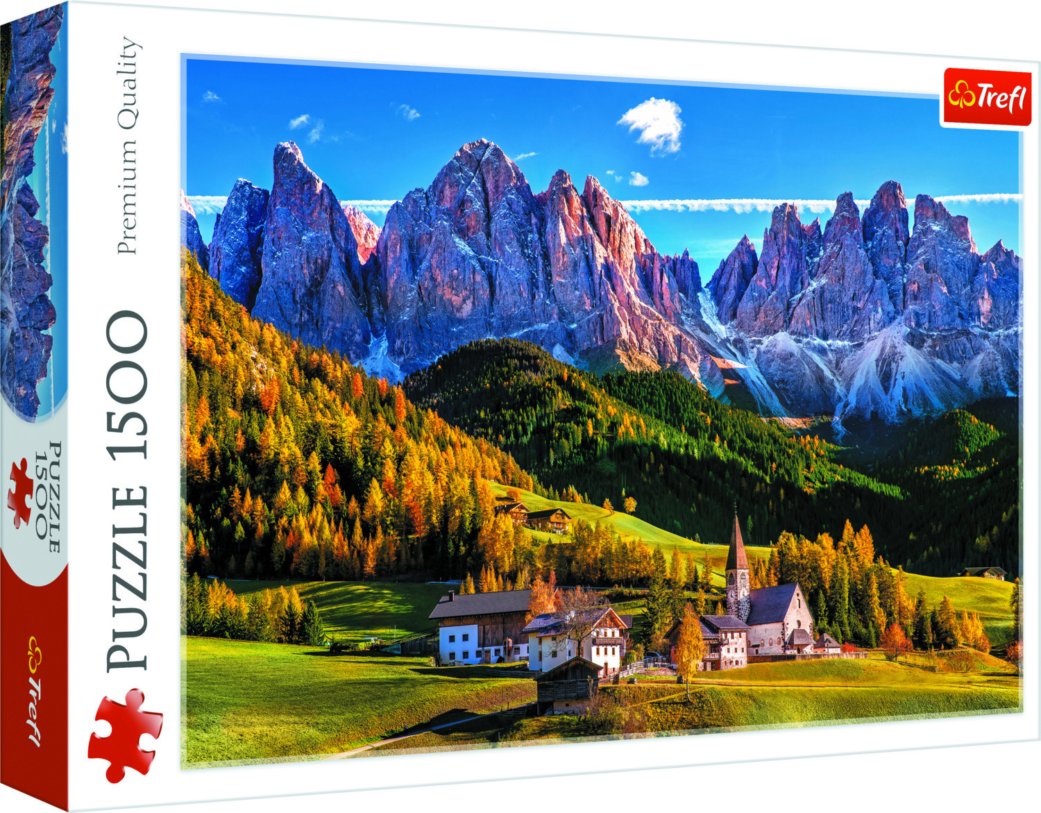 Trefl Puzzel 1500 stukjes - Val Di Funes Dolomieten Italië - 26163