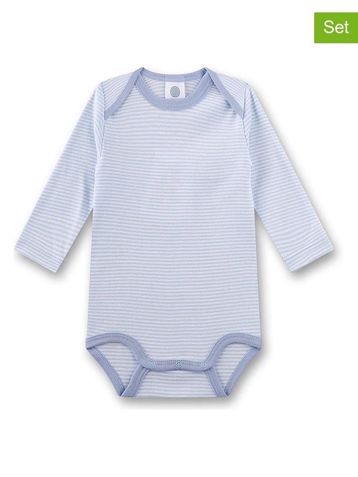 Sanetta 2er-Set: Bodys in Hellblau - 86