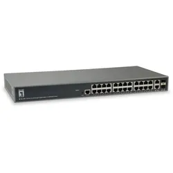 LevelOne GEL-2681 Netzwerk-Switch Managed L3 Gigabit Ethernet (10/100/1000) Schwarz