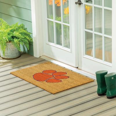 Evergreen Clemson University Full Color Indoor/Outdoor Coir Mat
