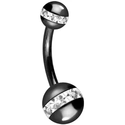 Chirurgenstahl Mini Bananabell EPOXY-RING-KUGELN