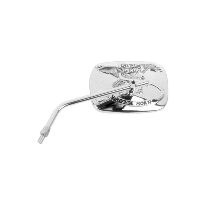 Rétroviseur custom Hert chrome