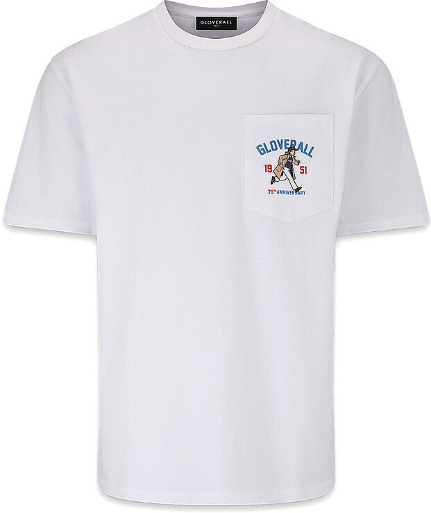 GLOVERALL T-Shirt  weiss   S S