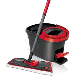 Vileda Ultramat Turbo, Reinigungsutensil, Grau, Rot, Schwarz