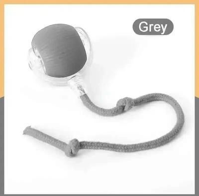 Uplifted Finds Speedy Tail 2.0 Smart Touch Activated Rolling Toy Ball style 2 Gray